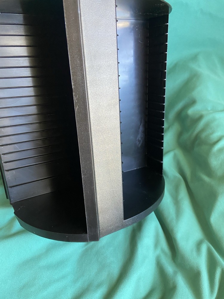 Laserline 80 CD Storage Tower Carousel Spinner Holder Rack Broken Piece