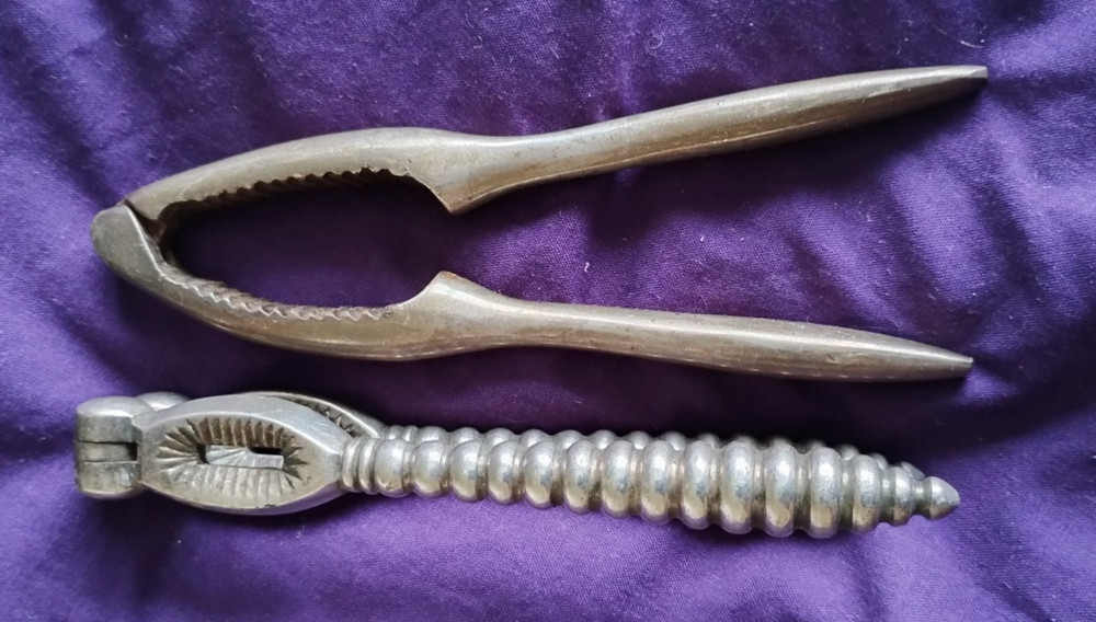 x 4 Antique EPNS Silver Plated Nutcrackers