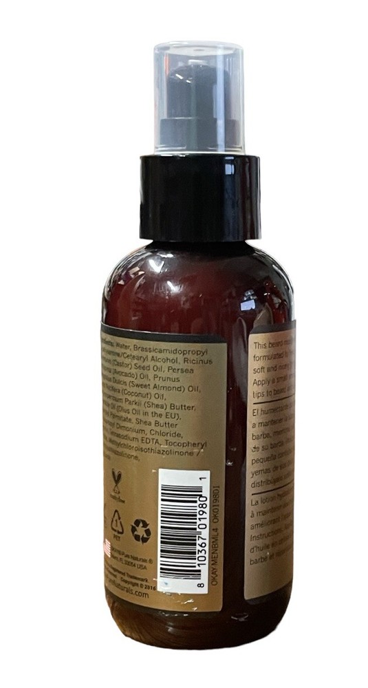 OKAY-FOR MEN BEARD MOISTURIZING LOTION Help Keep Beard Soft Natural