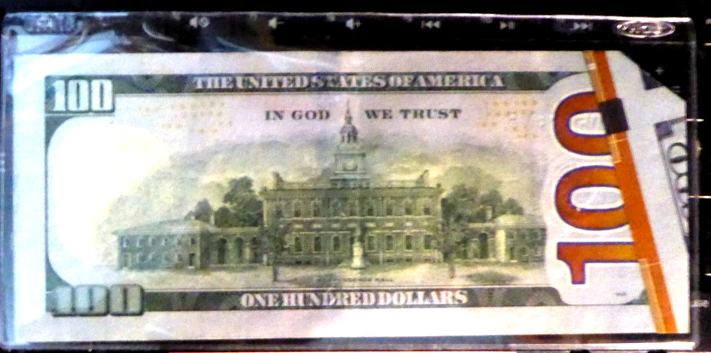 2009A $100 FRN CUTTING ERROR. Got from withdrawal into protected sleeve