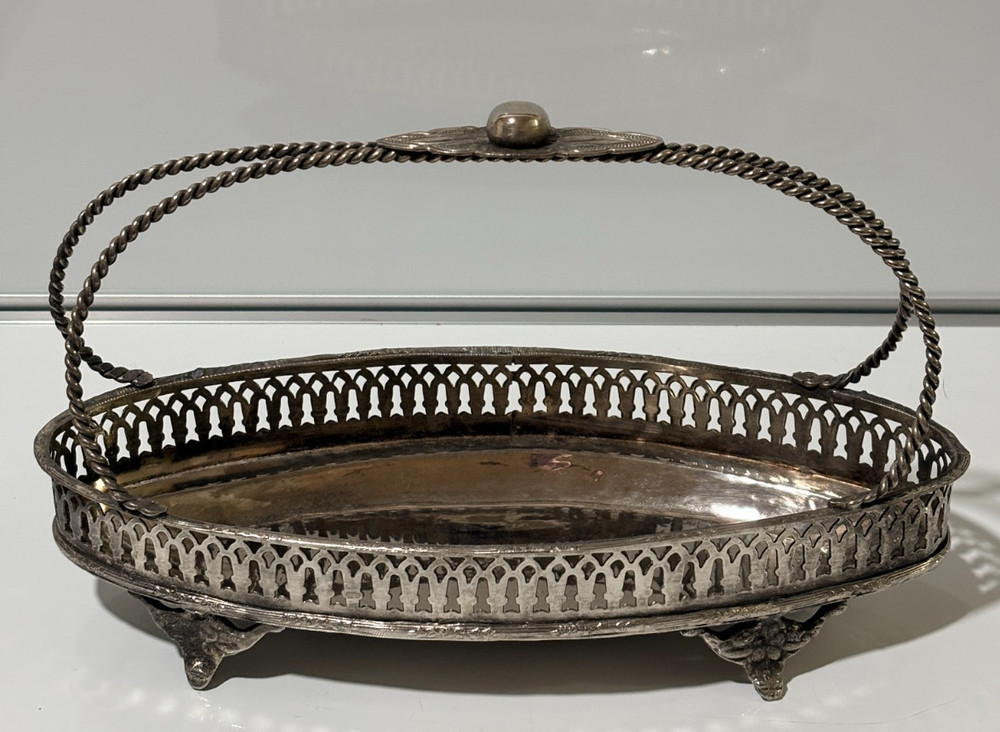 silverplate vanity tray