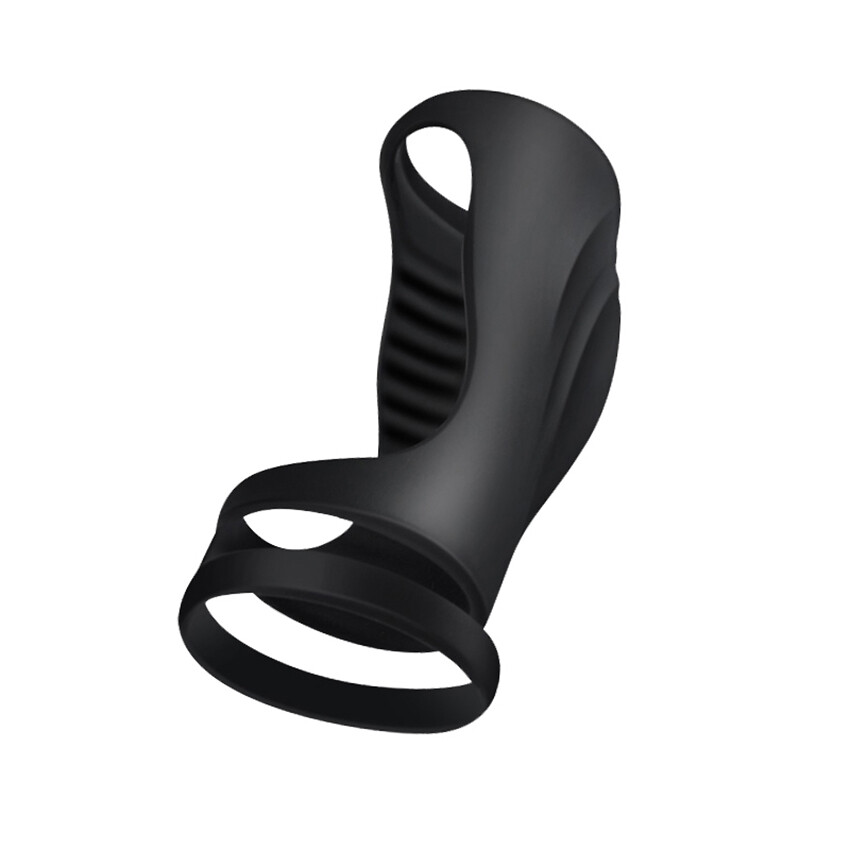 Penis Extender Enlarger Sleeve-Ring-Reusable Condoms Delay Ejaculation for Men