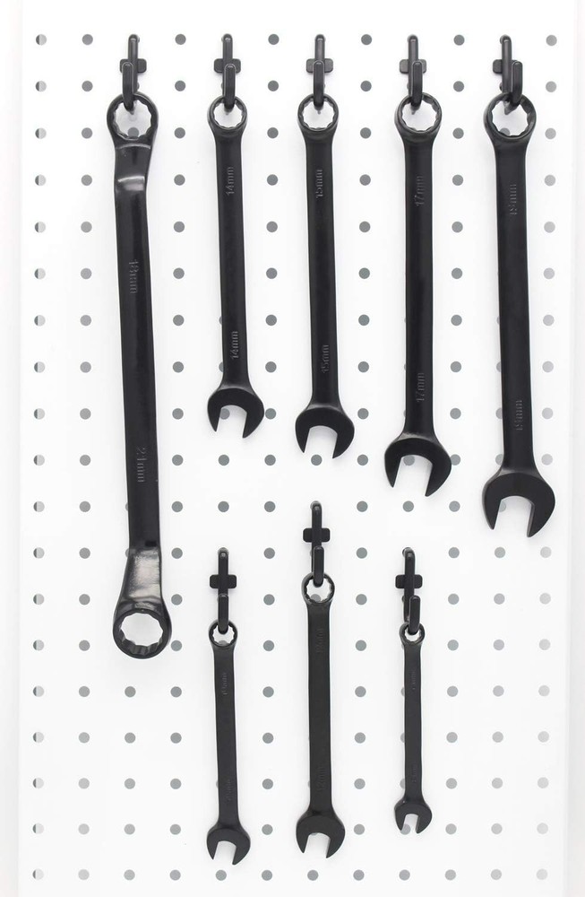 Pegboard Hooks Kit Pegboard J Hook Assortment 100PK Black Peg Hooks