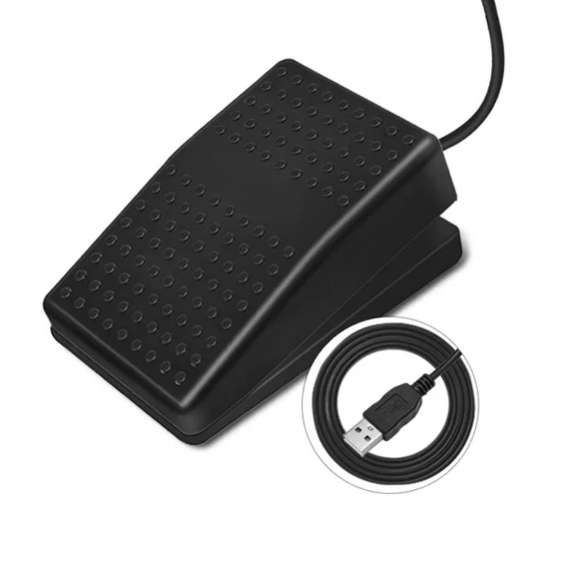 USB Single Foot Control Action Switch Pedal Driver HID for Keyboard Mouse