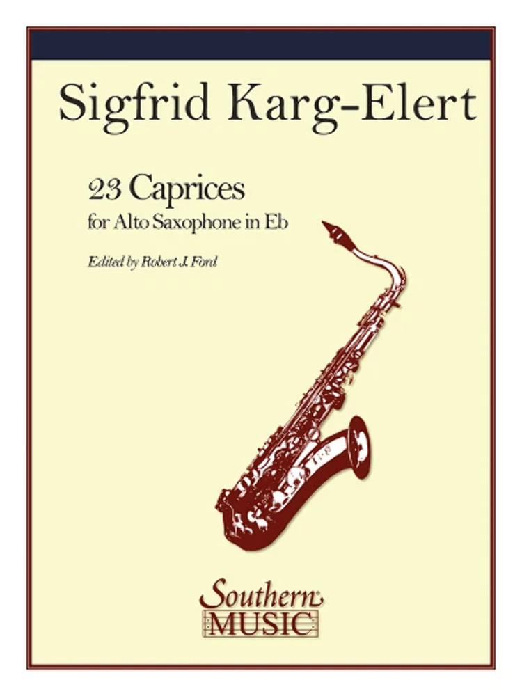 23 Caprices For Saxophone By Robert Ford