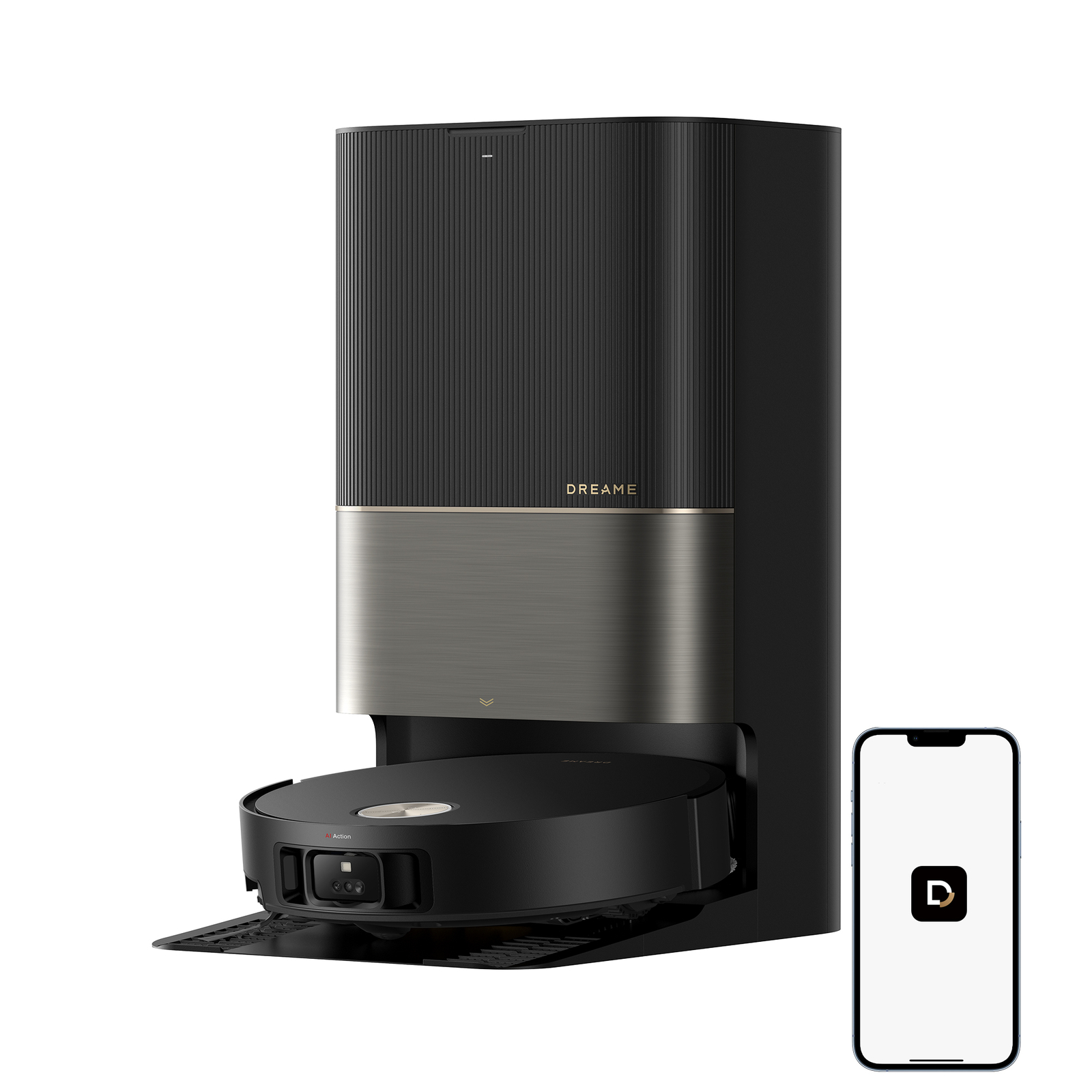 DREAME X50 Ultra Black Robot Vacuum Mop 20,000Pa Suction Certified Refurbished