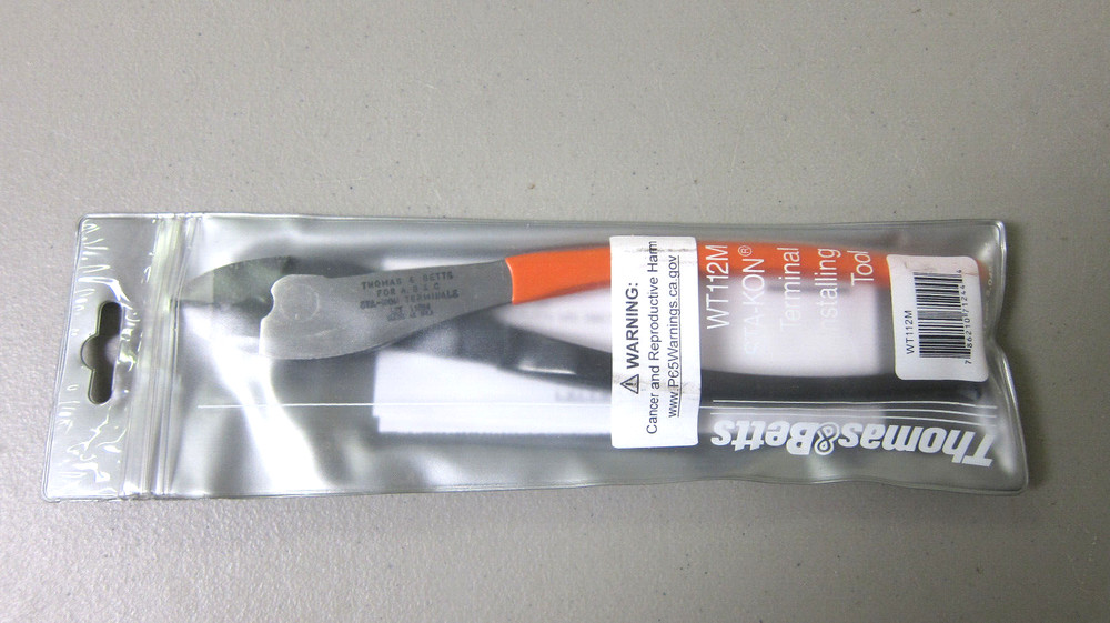 NEW - Thomas & Betts WT112M, STA-KON Terminal Installing Tool - USA - SHIPS FREE