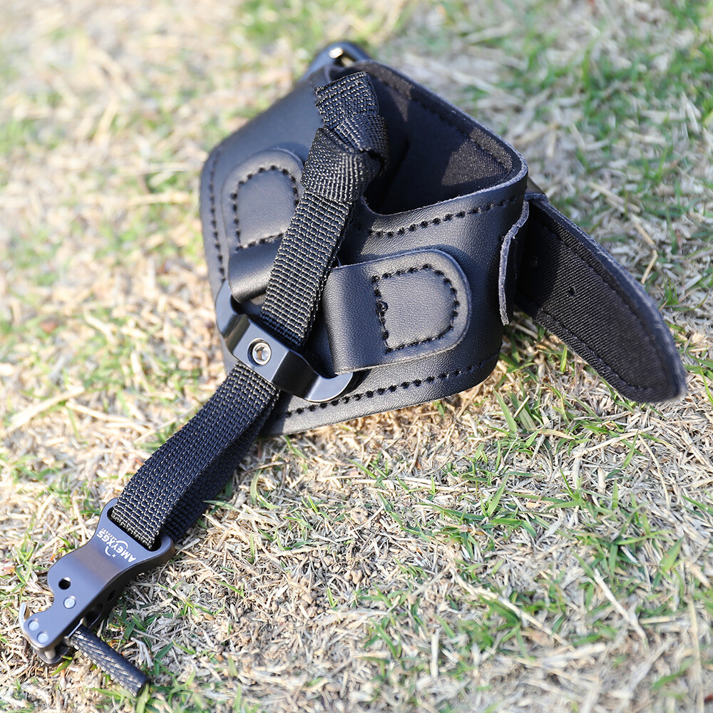 Archery Release Aids Index Finger Hook Compound Bow Hunting Wrist Strap Trigger