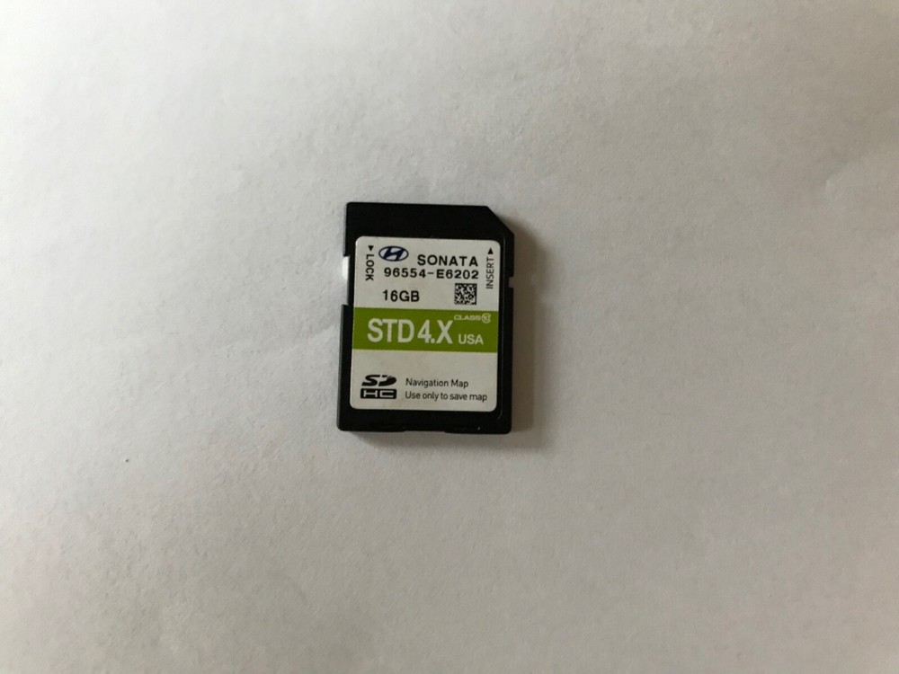 OEM 2016 SONATA HYBRID SD Navigation Memory Card 96554-E6202 Map data USA