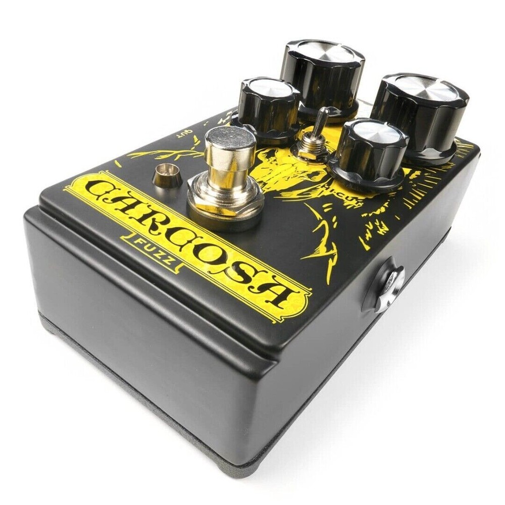 DigiTech DOD Carcosa Analog Fuzz Guitar Effects Pedal W/ Two Patch Cables