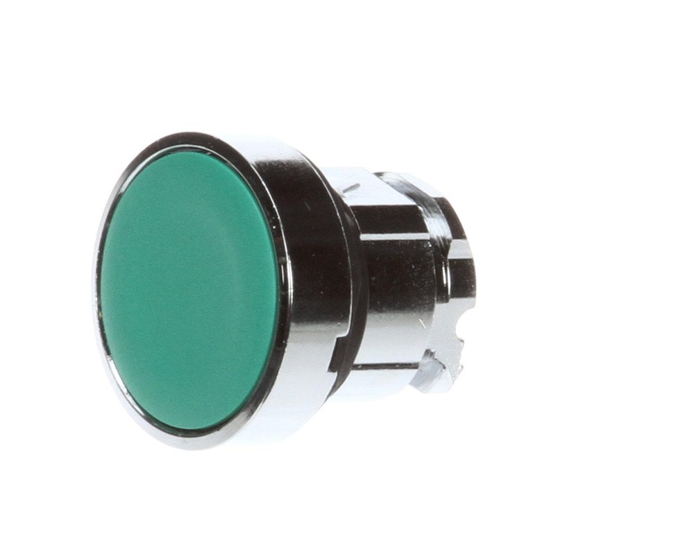 Hobart Button,Push,Flush Green