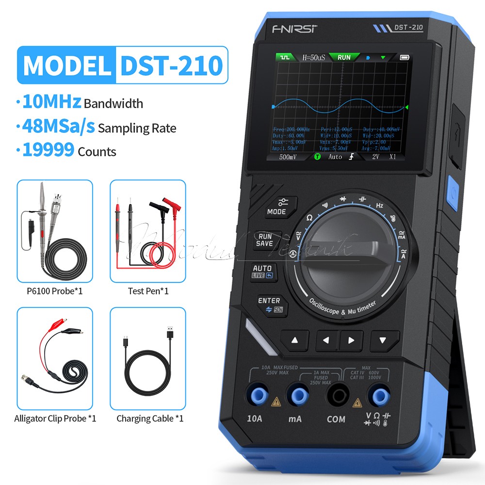 FNIRSI 2C23T DSO152 Digital Oscilloscope Multimeter Function Signal Generator US