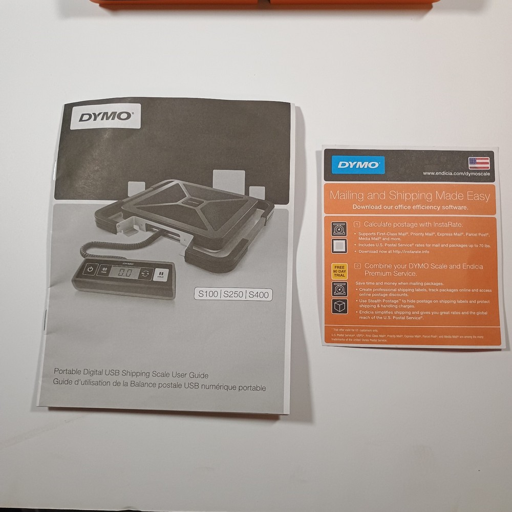 DYMO DIGITAL SCALE MODEL S400 400 LBS CAPACITY