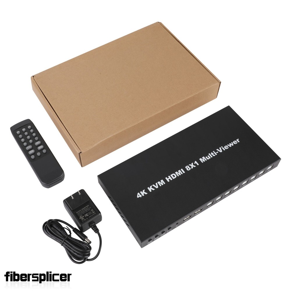 NK-E80 4K KVM HDMI 8-CH 8X1 Multi-viewer Video Screen Splicer Synchronization