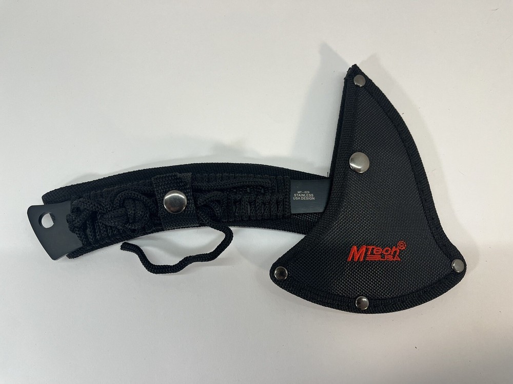 8.5" SURVIVAL TOMAHAWK TACTICAL THROWING AXE w/ SHEATH Hatchet Hawk Camping