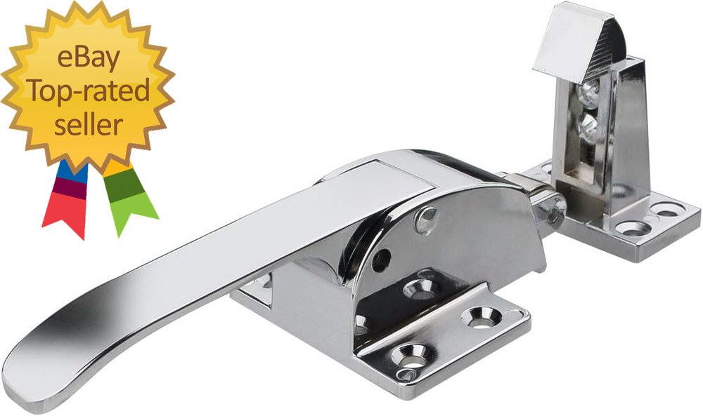 Adjustable Latch Spring Loaded Walk in Freezer Cooler Door Handle Grip