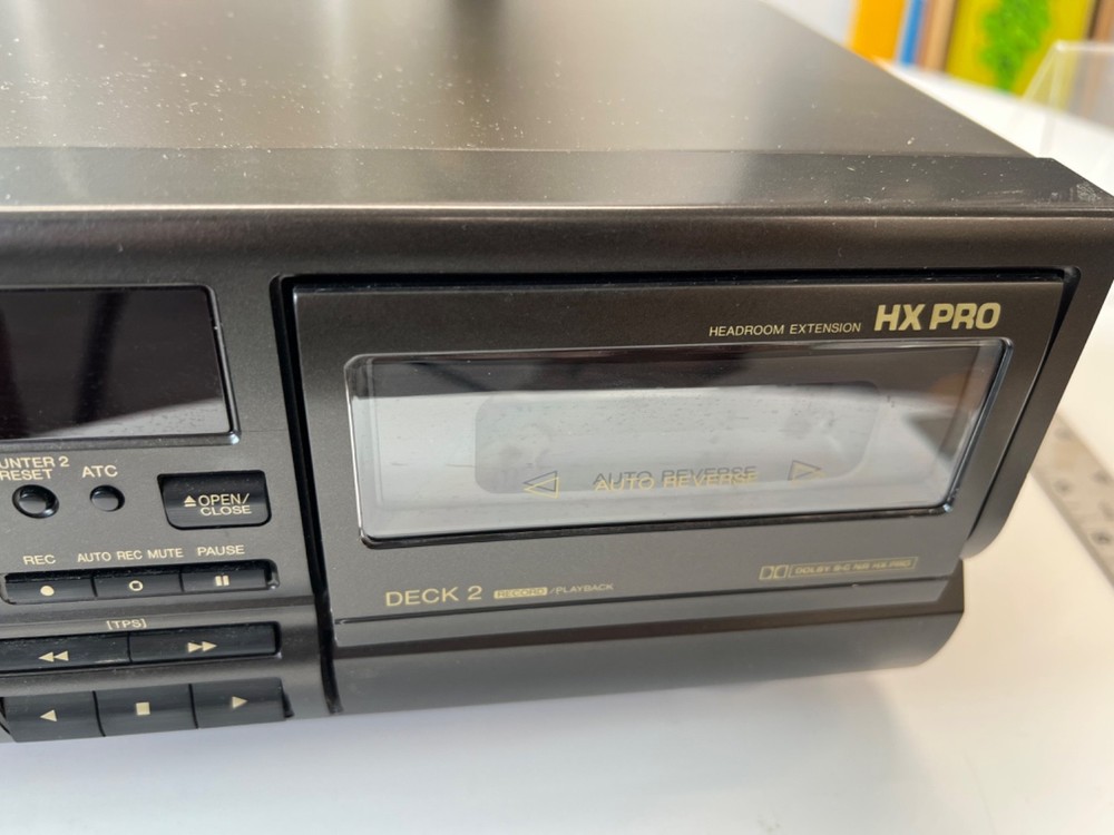 Technics RS-TR373 Double Stereo Cassette Deck HX PRO