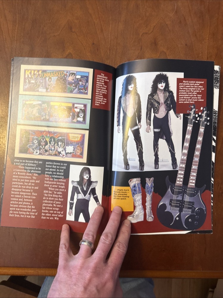 KISS Program Tour Book Tourbook 1995 Official Convention Vintage Kiss Aucoin Era