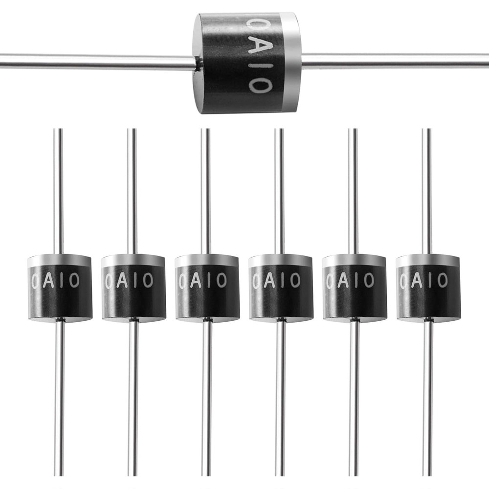 Rectifier Diode 10A 1000V Silicon Axial for Electronics Repair 20 Pack