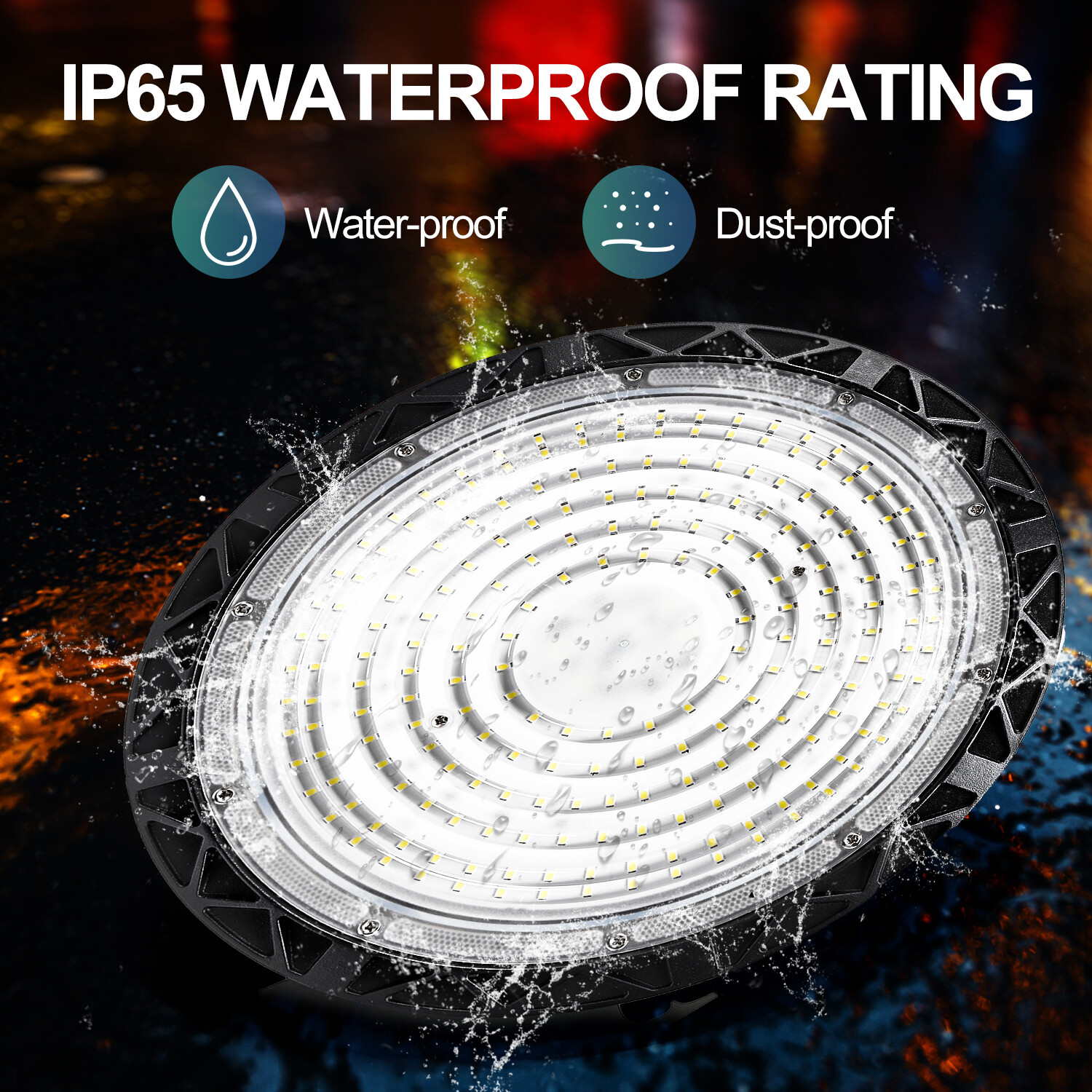 10Pcs 100W UFO Led High Bay Light 100Watts Commercial Industrial Warehouse Light