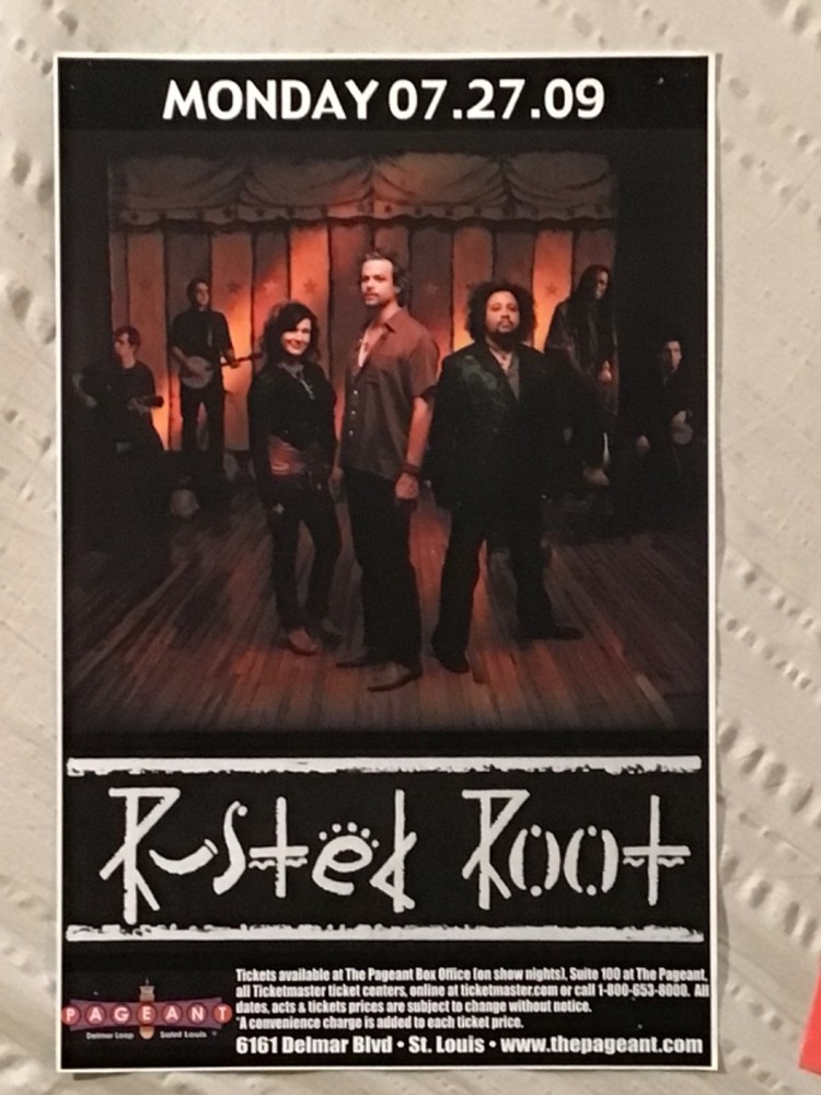 Rusted Root 2009 Tour Poster The Pageant St. Louis