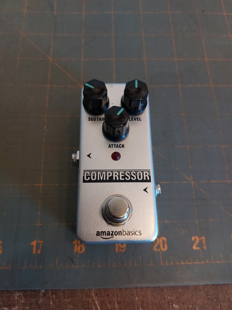 Amazon Basics Mini Compressor Electric Guitar Pedal