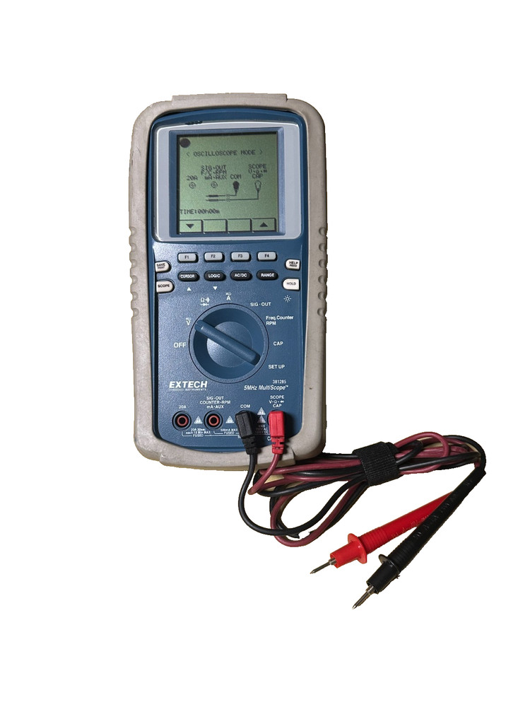 EXTECH HANDHELD MULTISCOPE / OSCILLOSCOPE / DIGITAL MULTIMETER