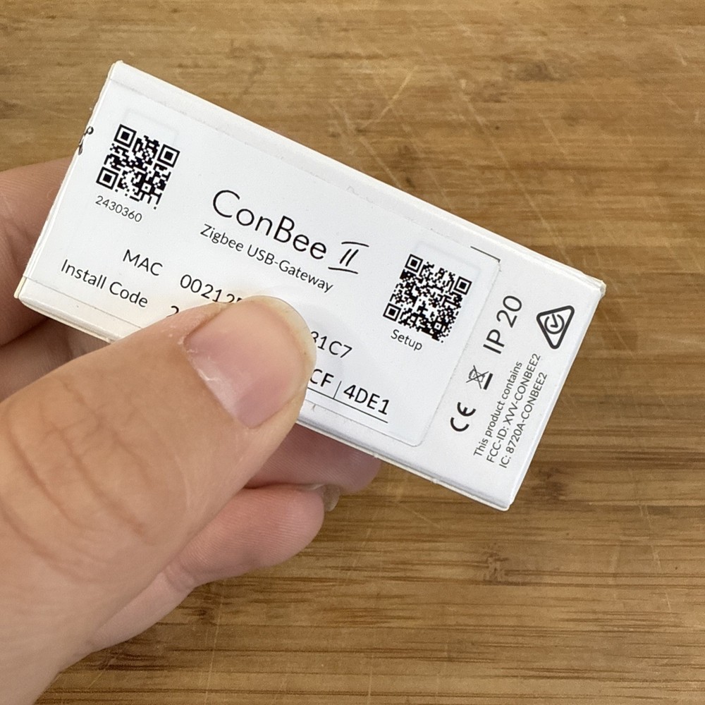 Conbee II Universal Zigbee USB Gateway by Dresden Elektronik