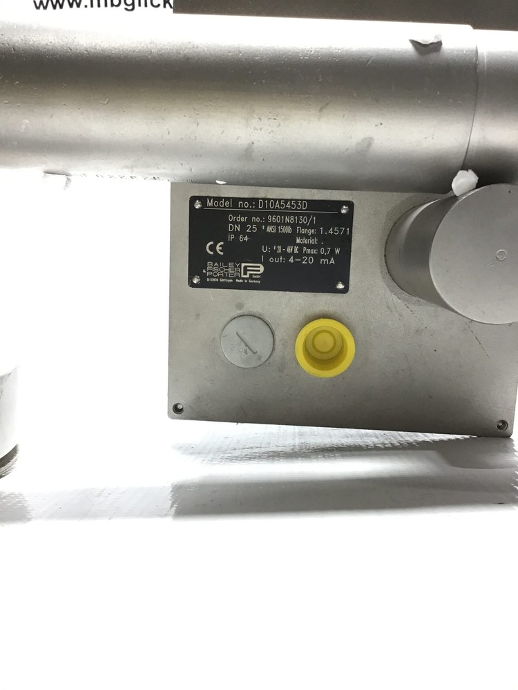 Fischer Porter D10A5453DZ Flowmeter Rotometer
