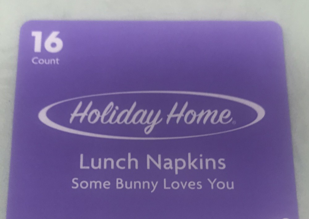5 Pkgs. 16 count Holiday Home Easter Lunch Napkins