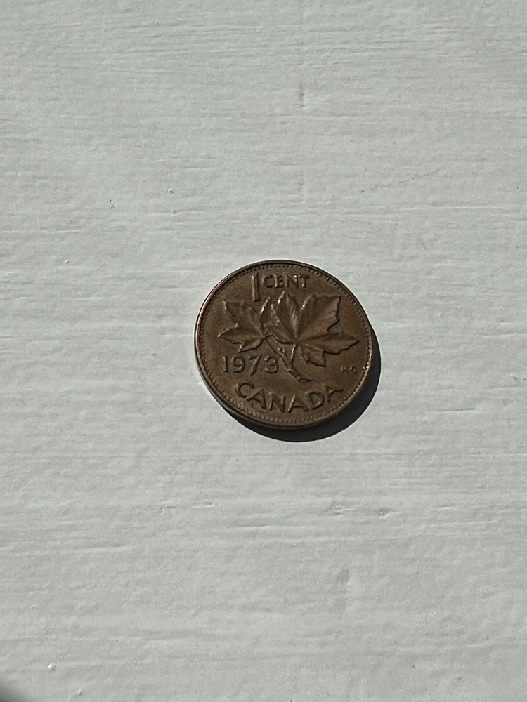1973 ONE CENT CANADA PENNY CIRCULATED CONDITION
