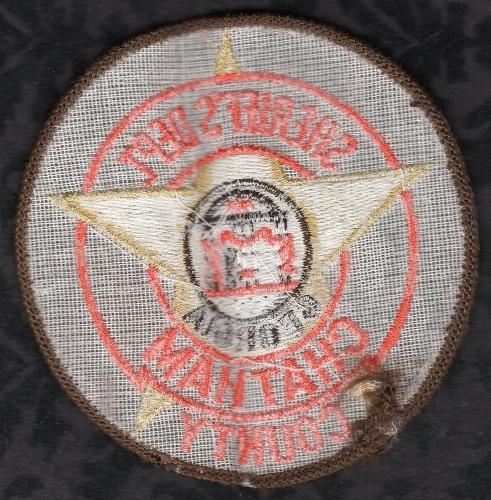 Chatham County Georgia Sheriff Shoulder Patch