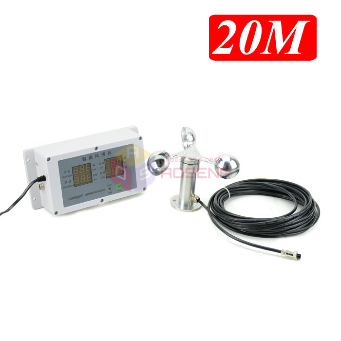 Wind Speed Meter Wind Sensor Intelligent Anemometer Weather Body Cup Anemometer