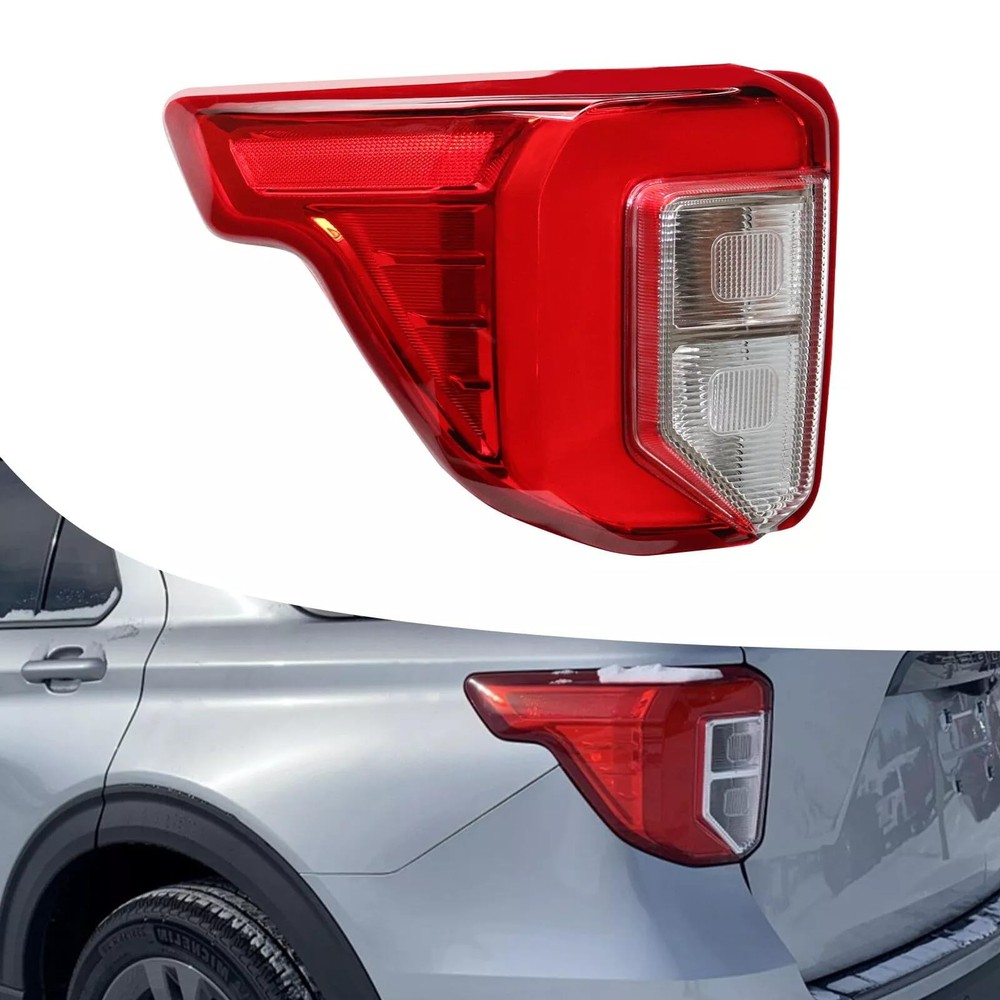 Halogen+LED Taillights 2020-2022 Ford Explorer Waterproof Replacement left side
