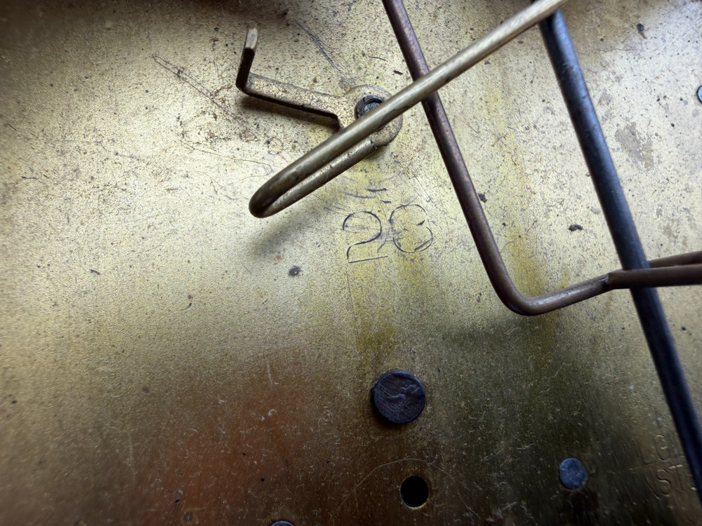 Gilbert 28 34 Mantle Clock Movement