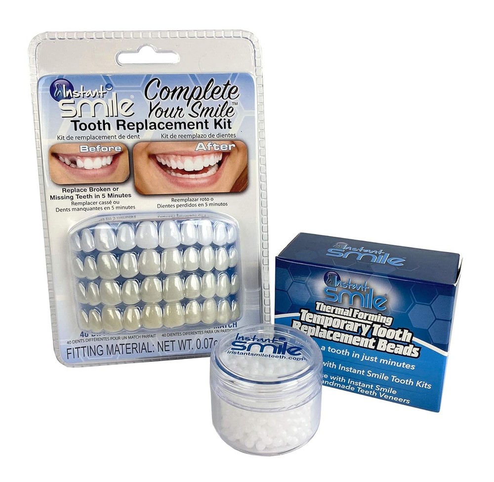 Complete Your Smile Tooth Replacement Kit DELUXE PACK - Includes Patented...