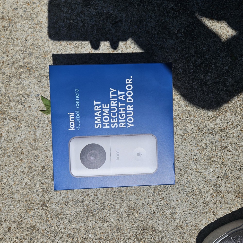 KAMI Wireless Smart Doorbell Camera - White Open Box