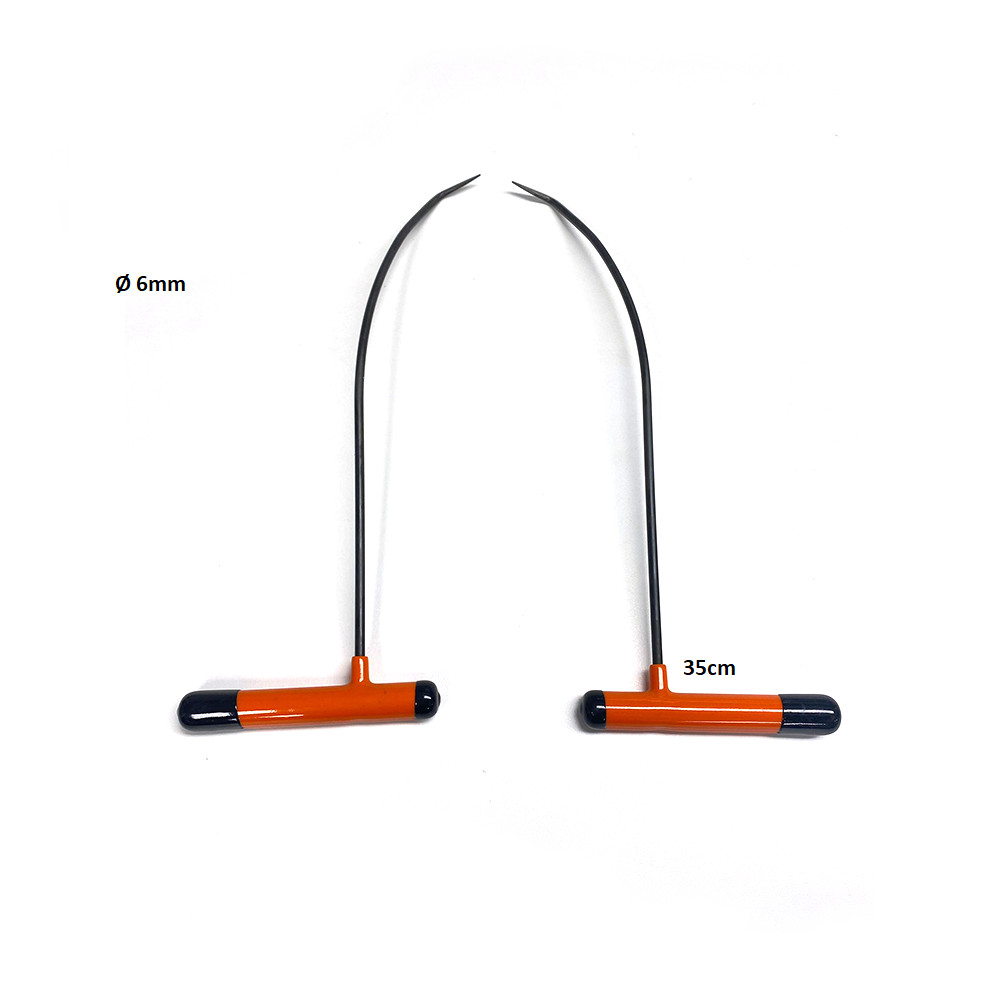 Aspendos Set 2-Piece Spring Steel PDR Tool Set with Curved and Sharp Ends