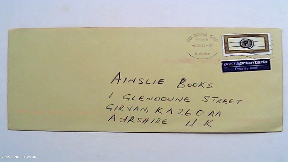 Postmark. BOLOGNA, Italy.