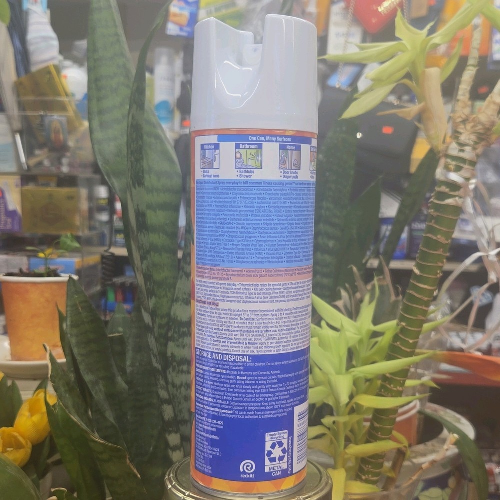 Lysol Disinfectant Spray Mango & Hibiscus Antibacterial Solution 777-99