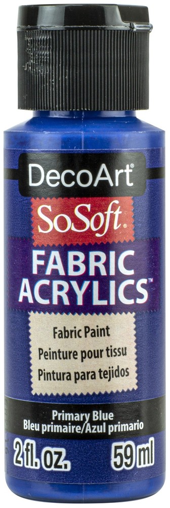 SoSoft Fabric Acrylic Paint 2oz Primary Blue