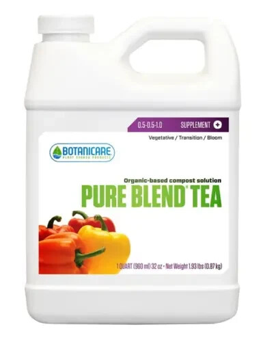 Botanicare PURE BLEND TEA Organic-Based Compost Solution, 1-Quart