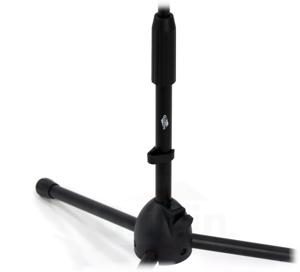 (4-PACK) Small Microphone Stand by GRIFFIN Short Height Studio Recording Holder