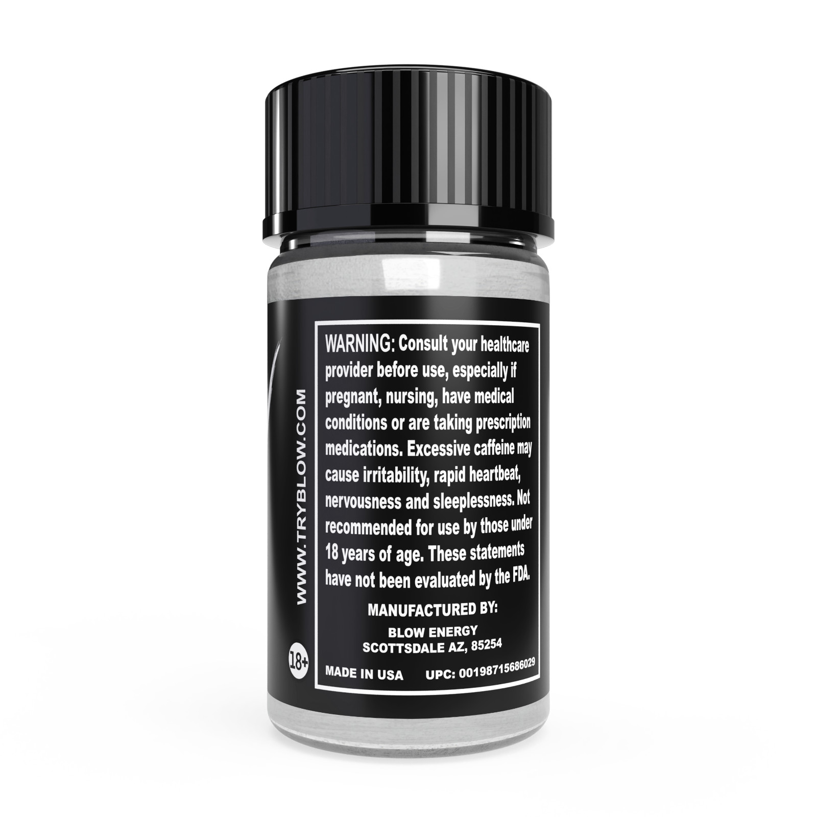 Blow Energy Powder - 400MG Caffeine - Instant Energy Pre Workout - Fast Shipping