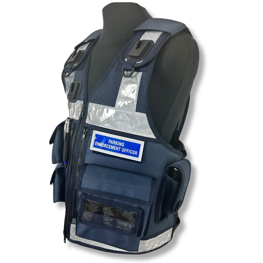 Protec One Size Navy Parking Enforcement Vest