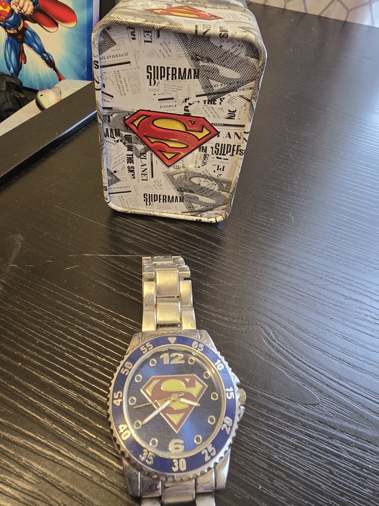 TM & DC COMICS SUPERMAN WATCH. Will Need A Battery.