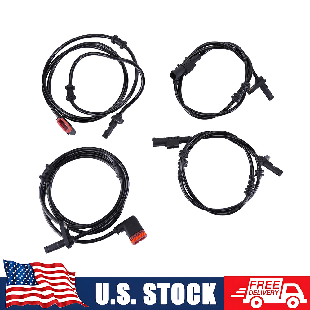 For E350 E350 E550 4Matic 4 ABS Wheel Speed Sensor Front Rear Right & Left 06-09
