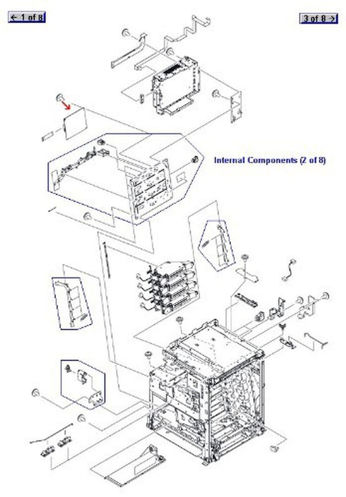 HP CLJ 4730 DC Controller RM1-2346-RO
