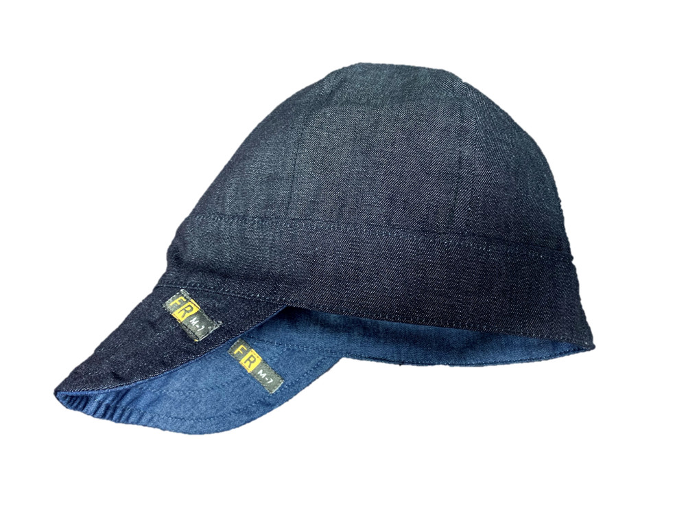Flame Resistant Reversible Welding Cap - 100%Cotton - 7 oz