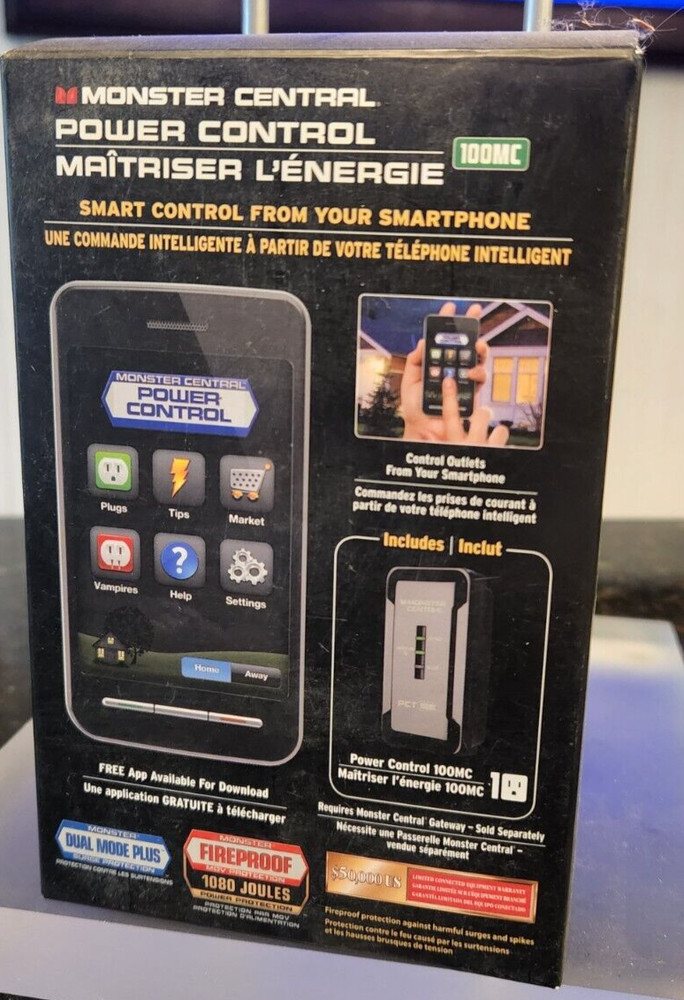 Monster Central Power Control 100MC with Ethernet Gateway kit (Requires app)